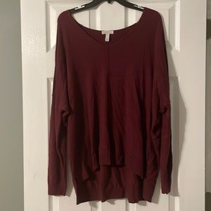 Maroon sweater